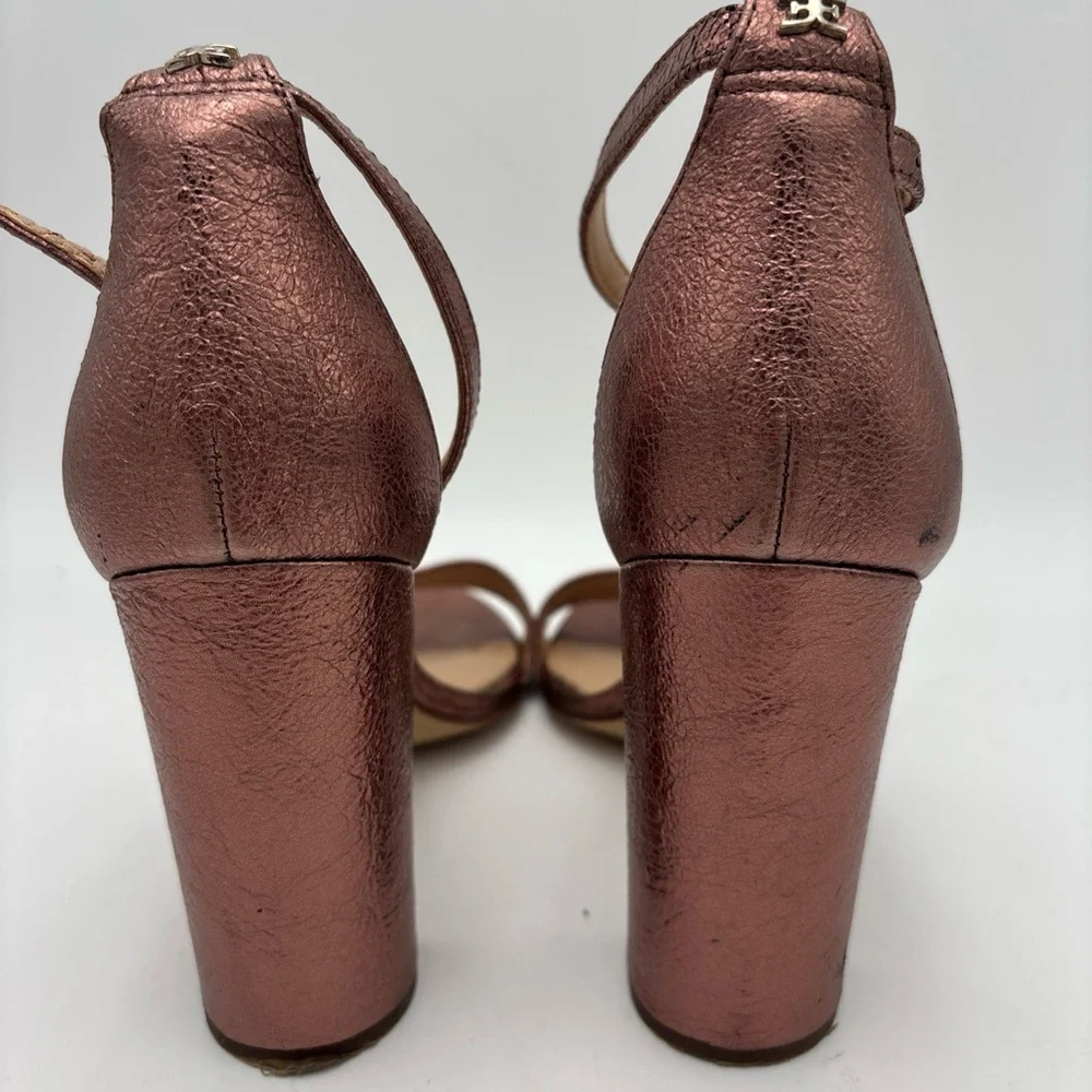 Sam Edelman Rose Gold‎ Block Heel Sandals